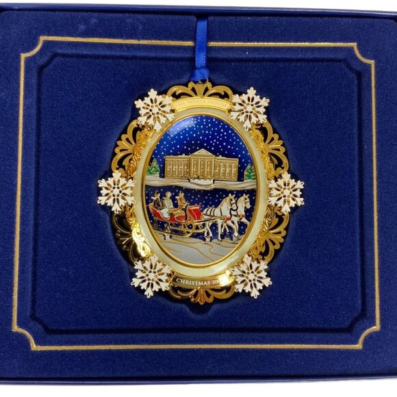 White House Historical Association 2004 Rutherford B Hayes Christmas Ornament - Picture 2 of 5